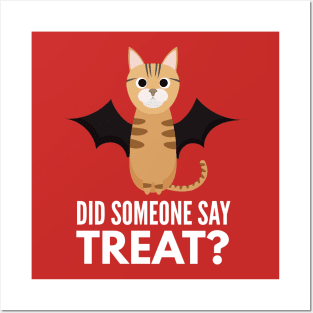 Bengal Cat Halloween Trick or Treat Posters and Art